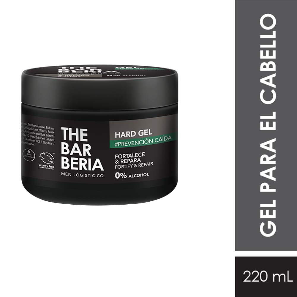 Gel para Barba THE BARBERIA Hard Pre Caída Frasco 220ml