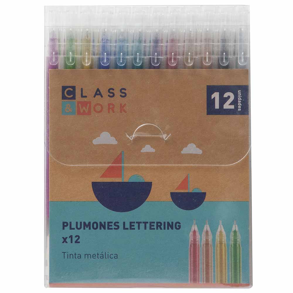 Plumones Lettering CLASS&WORK MP72200