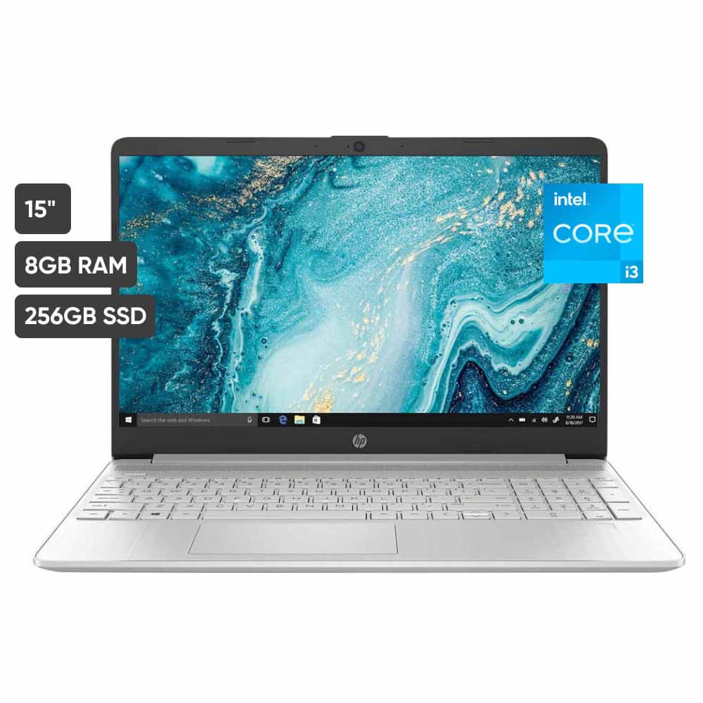 Laptop HP 15-dy2059la 15'' Intel Core i3 11va generación 8GB 256GB SSD