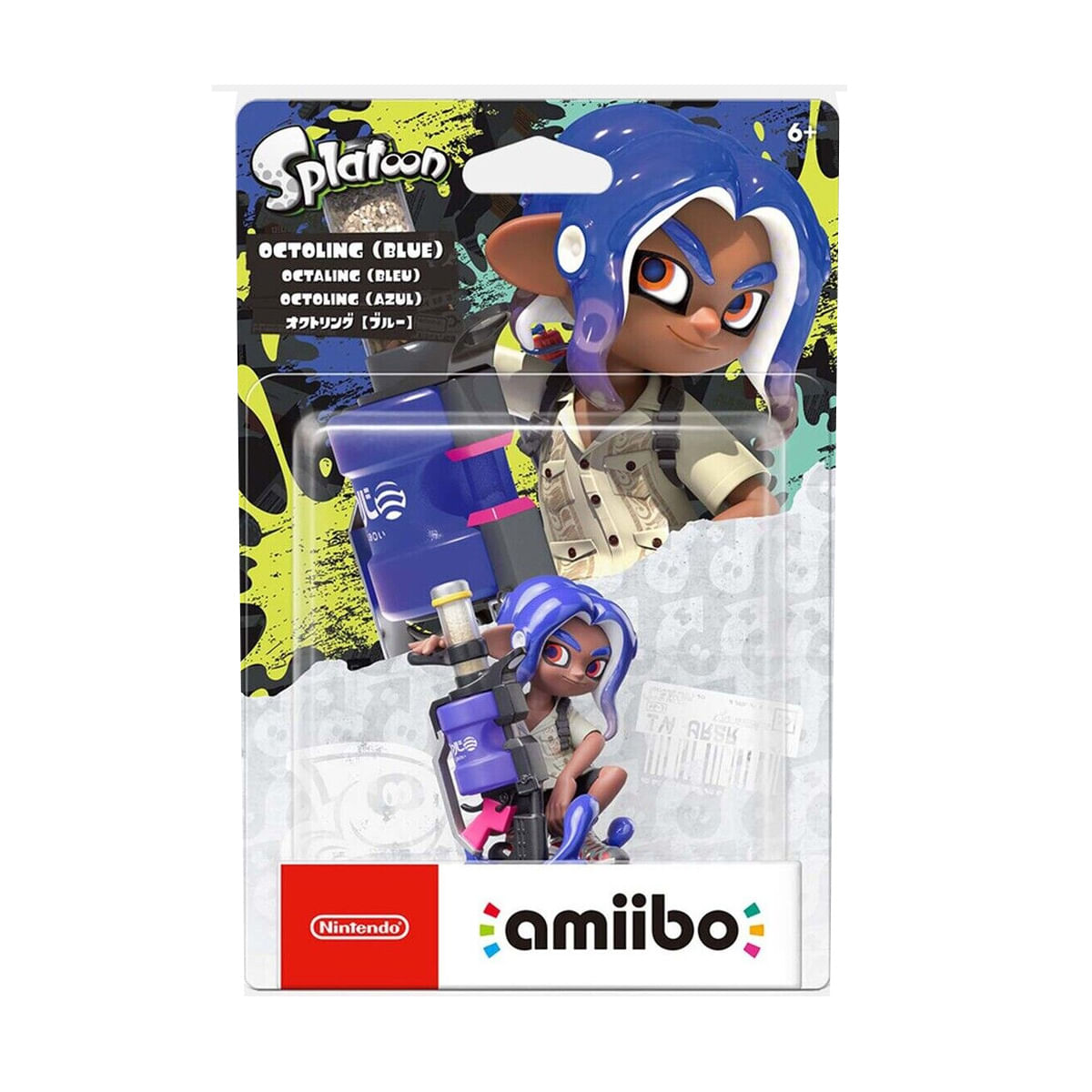 Amiibo Octoling Blue Splatoon 3 Nintendo Switch