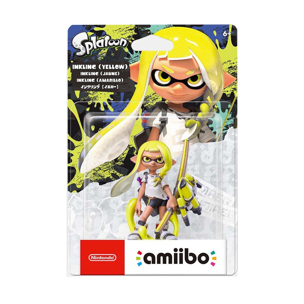 Amiibo Inkling Yellow Splatoon 3 Nintendo Switch