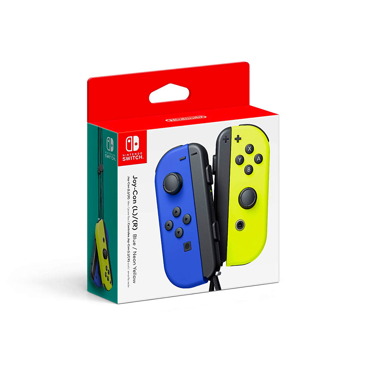 Controles Joy Con Neon Azul & Amarillo Nintendo Switch