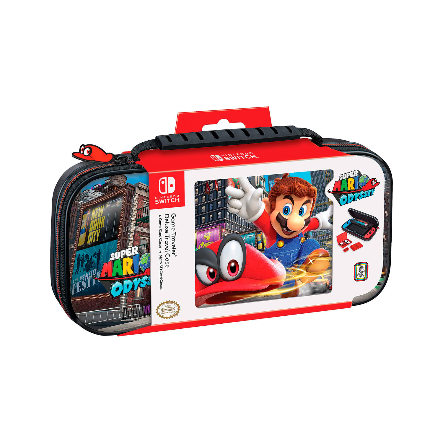 Estuche Nintendo Switch Game Traveler Deluxe Travel Case Super Mario Odyssey