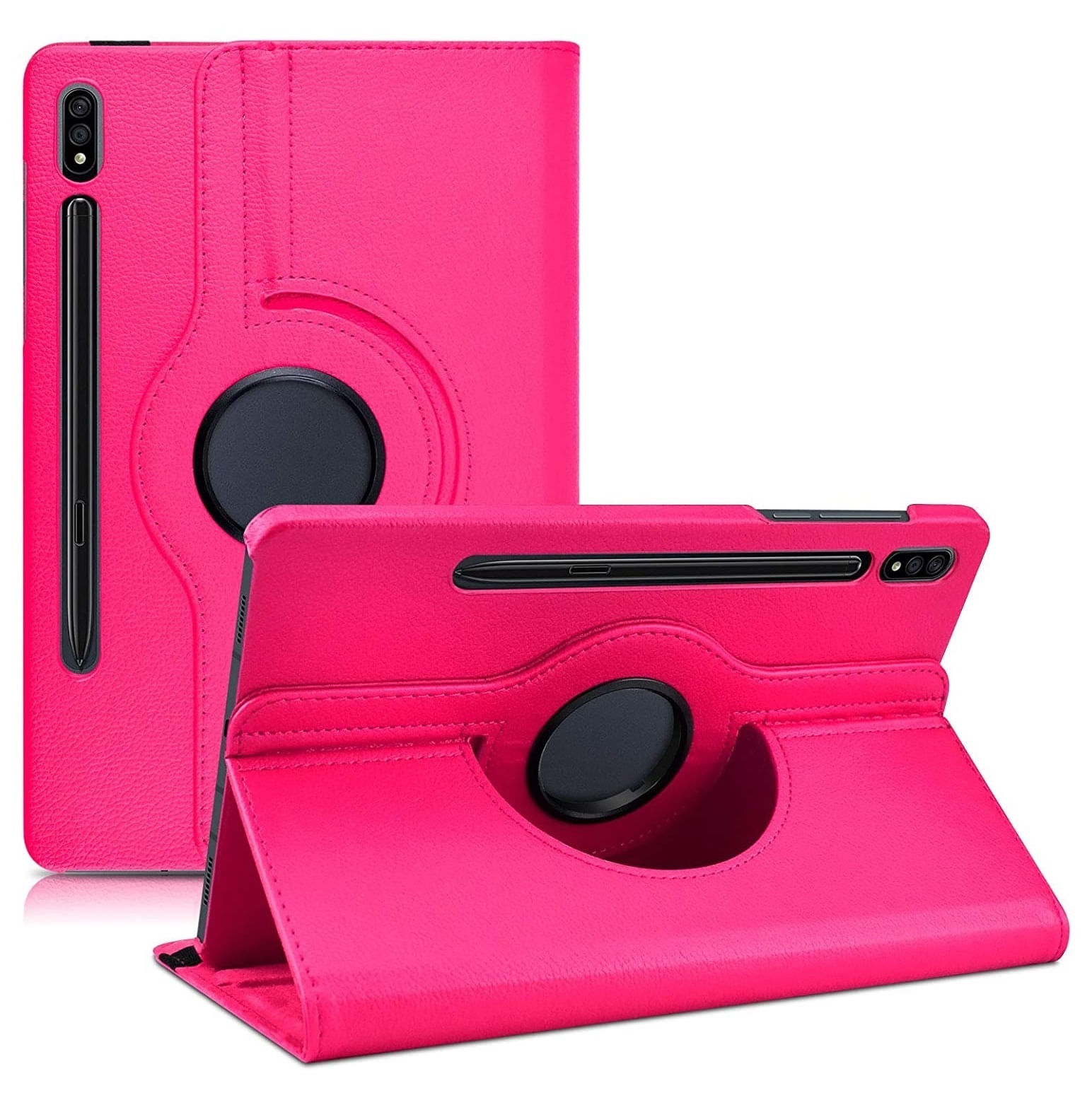 Funda Case de Cuero Giratoria 360° para Samsung Tab S7 FE 12.4" 2021 SM-T730 SM-T736