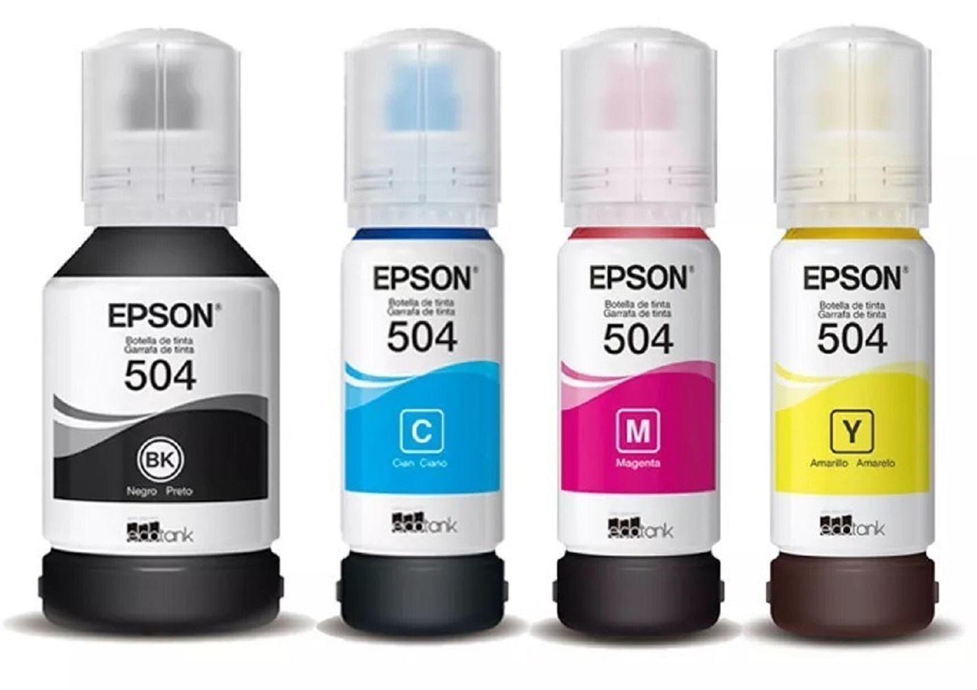 Tintas Originales Epson T504 - Pack x4 colores