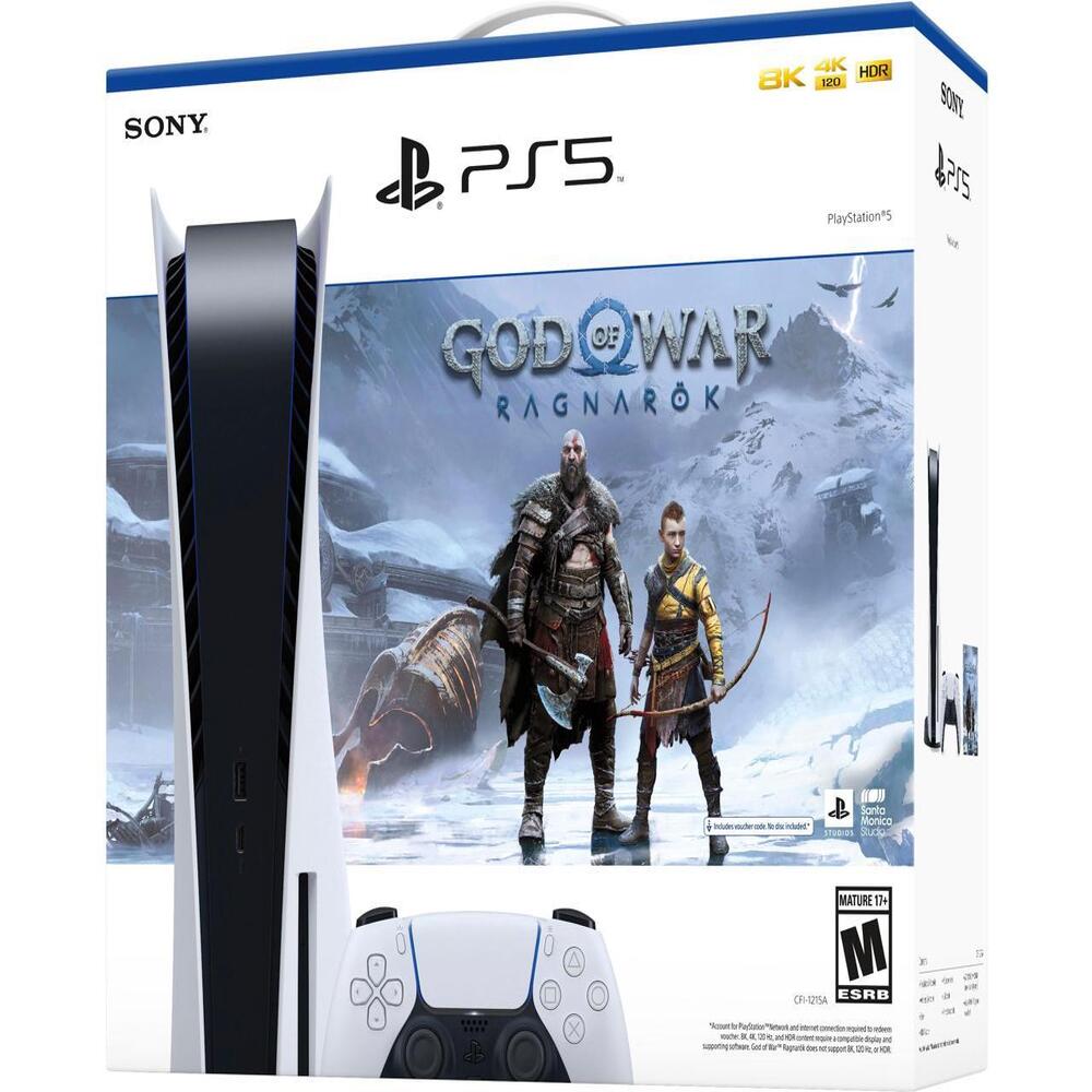 Consola PS5 Playstation 5 Bundle God Of War Ragnarok - Lector de Disco