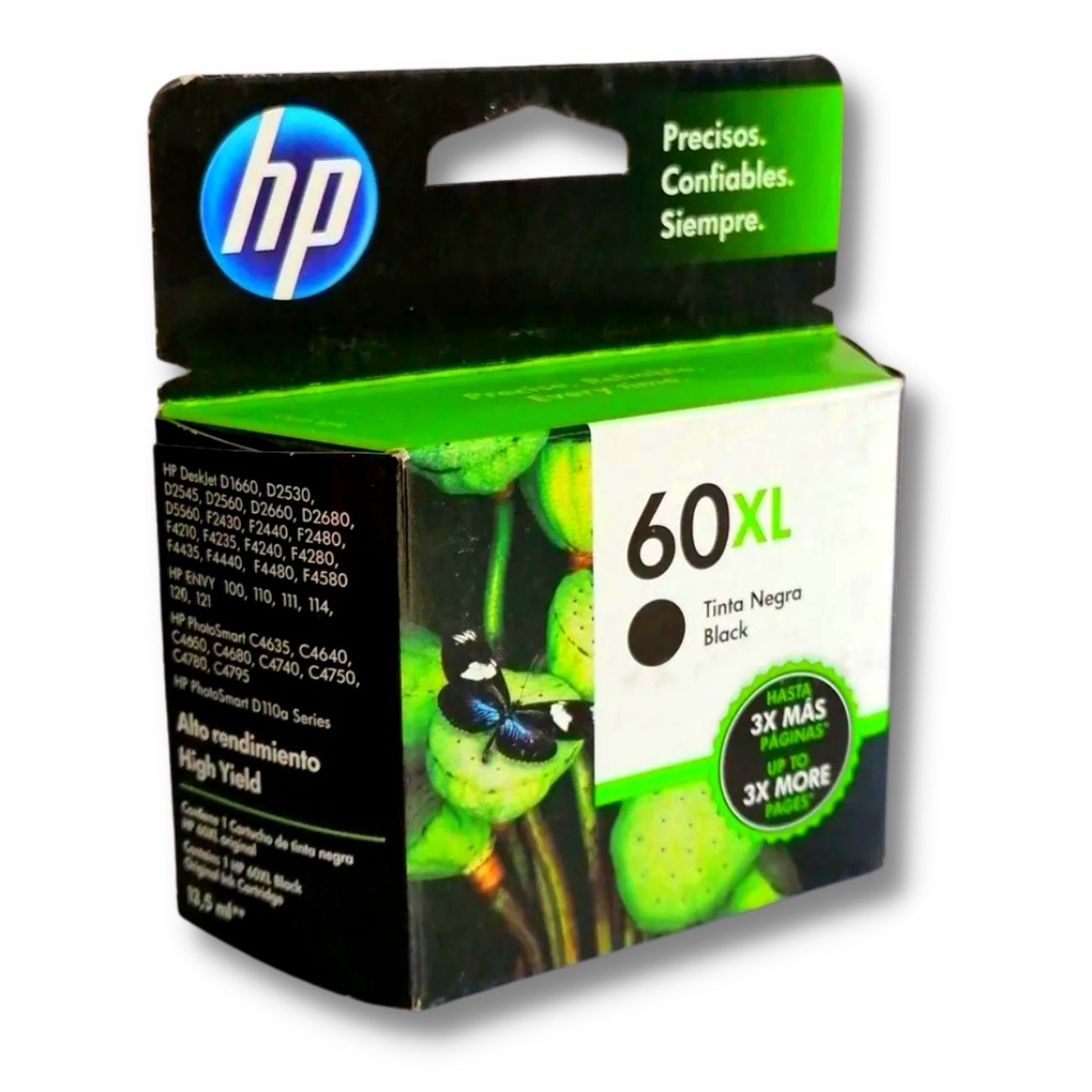 Cartucho de Tinta HP 60XL Negro (CC641WL)