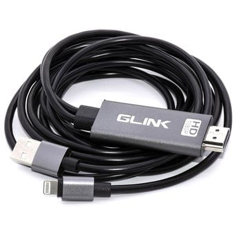 Cable Iphone a Hdmi+Usb 2.0 V Glink Mod.Gl-056