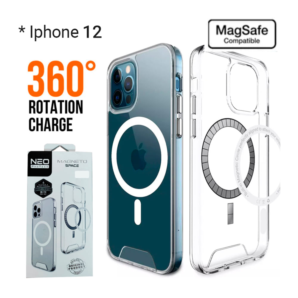 Funda Clear Case Magnético con MagSafe para iPhone 12 - transparente