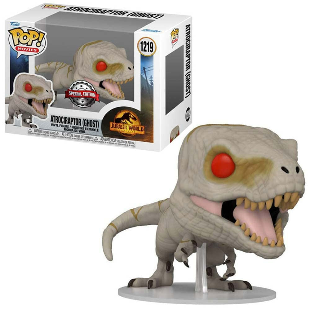 Funko Pop Jurassic Park World Dominion Atrociraptor Ghost (Special)