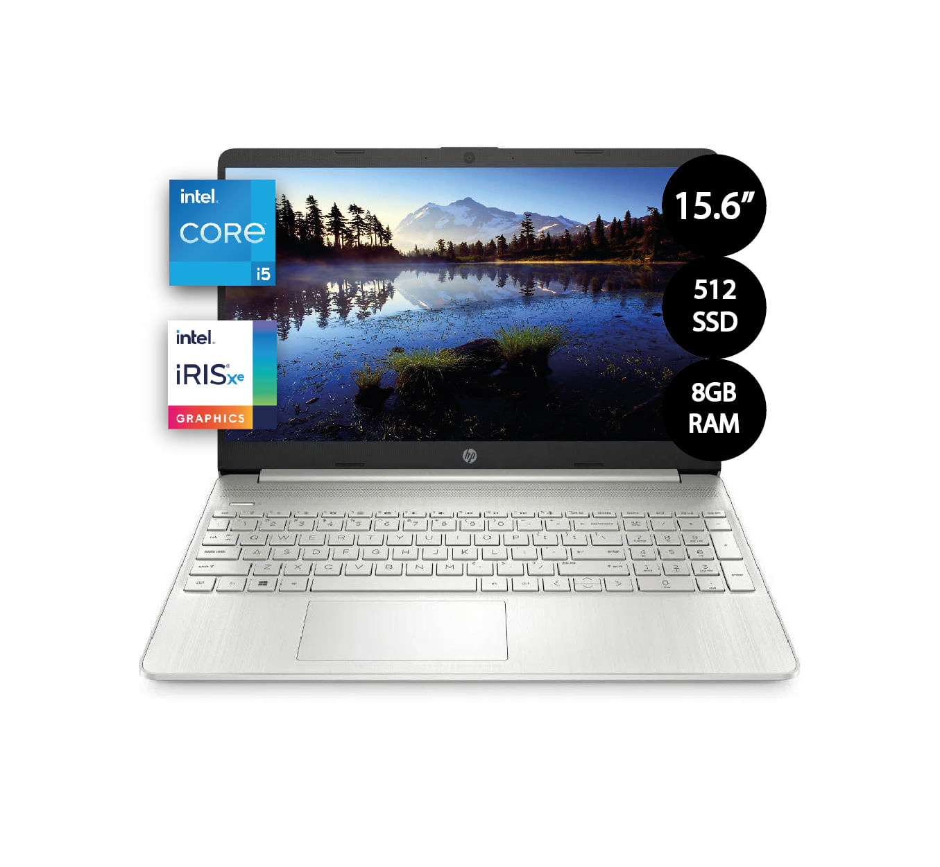 Laptop Hp 15-Dy5000la I5-1235u 8gb 512gb Ssd Intel Iris 15.6?Fhd Win11