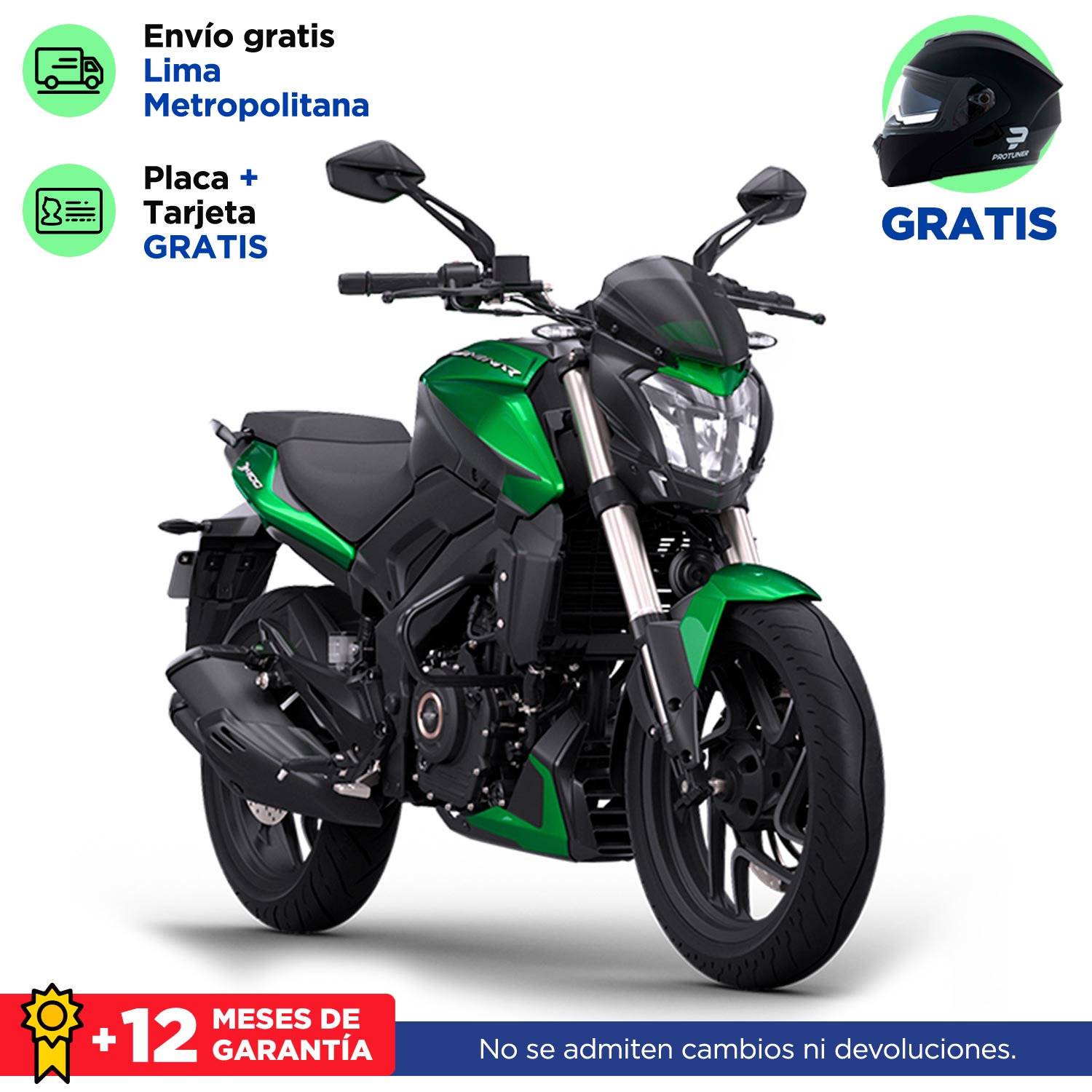 Moto Bajaj Dominar 400 2.0 Verde