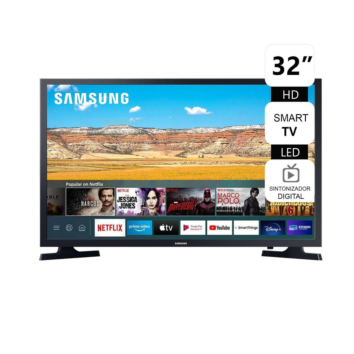 Televisor Smart TV HD 32" Samsung UN32T4202AG