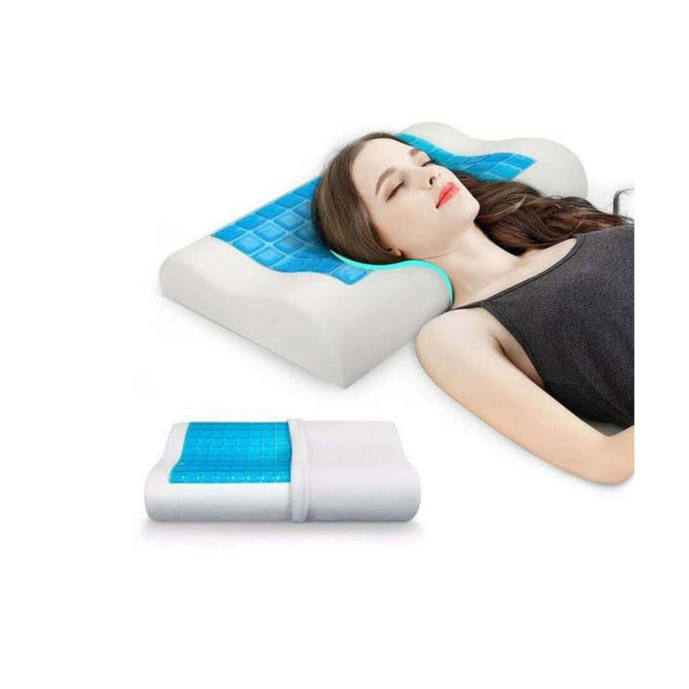 Almohada Con Gel Memory Ortopedica Viscoelastica Curvatura