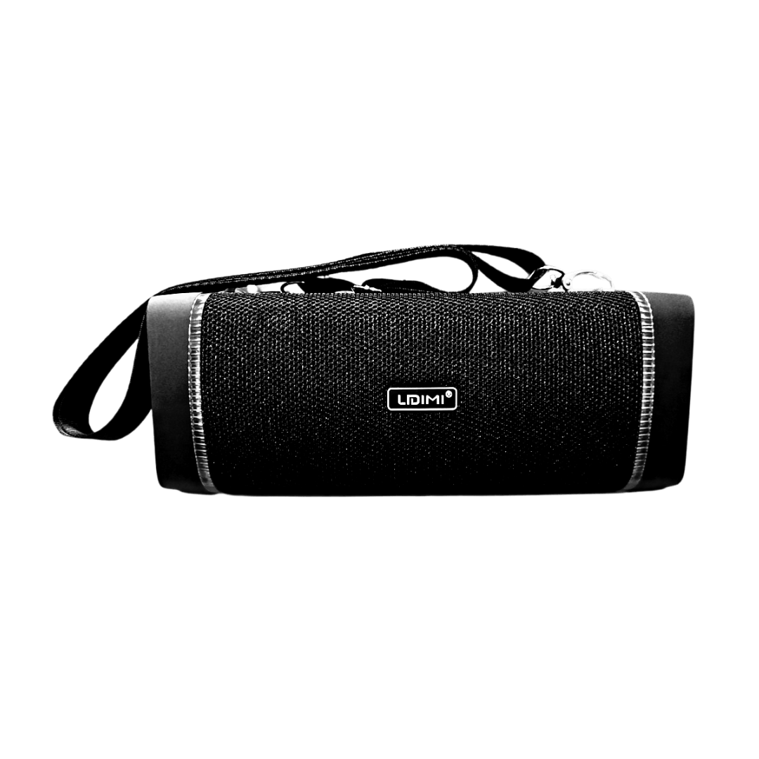 Parlante/Radio Bluetooth Recargable Con Luces Lidimi S5386 Negro