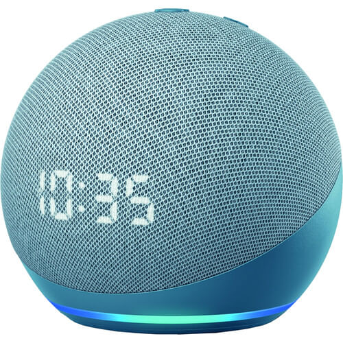 Amazon Echo Dot con reloj (4.ª generación, azul crepúsculo)