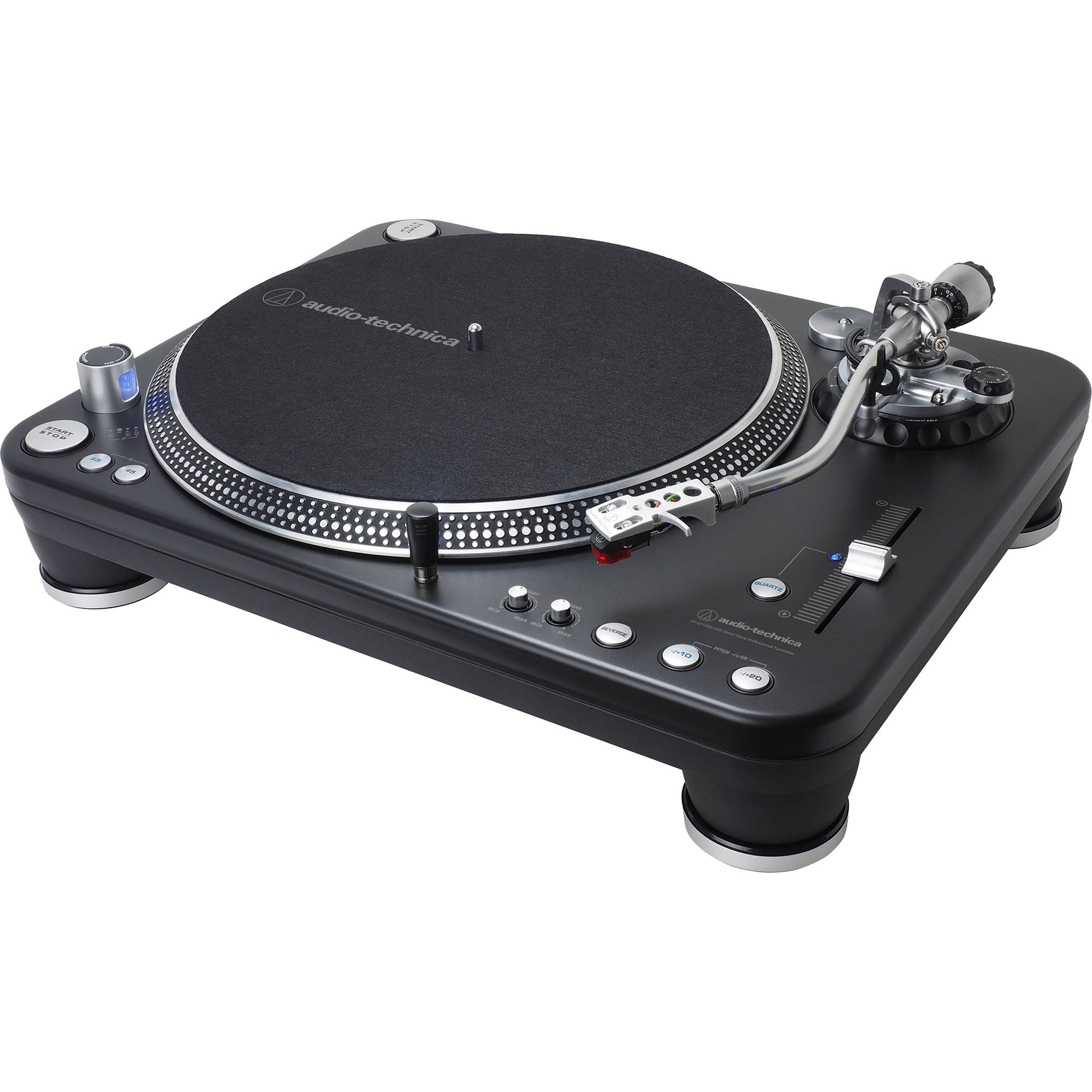 Audio-Technica Consumer AT-LP1240-USB XP Professional DJ Direct-Drive Turntable (USB y analógico)...