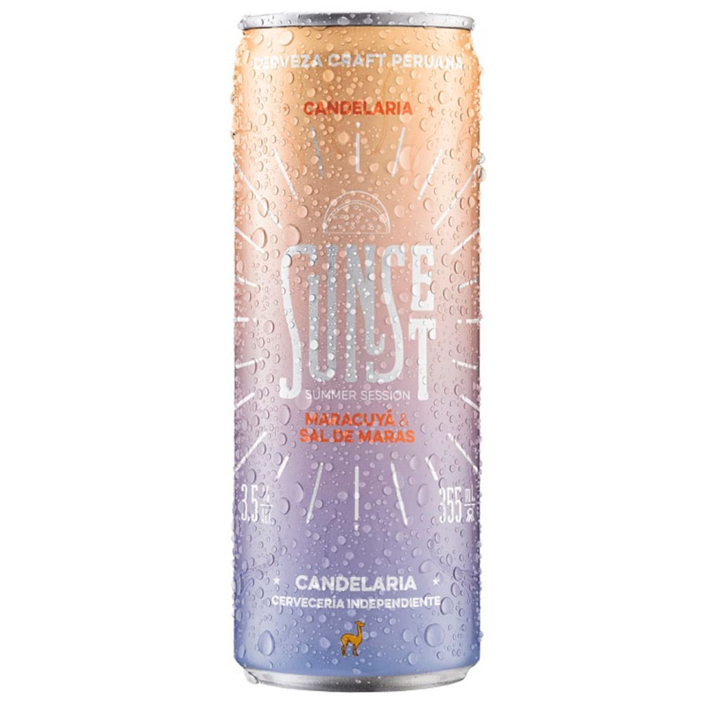 Cerveza CANDELARIA Sunset Sal de Maras Lata 355ml