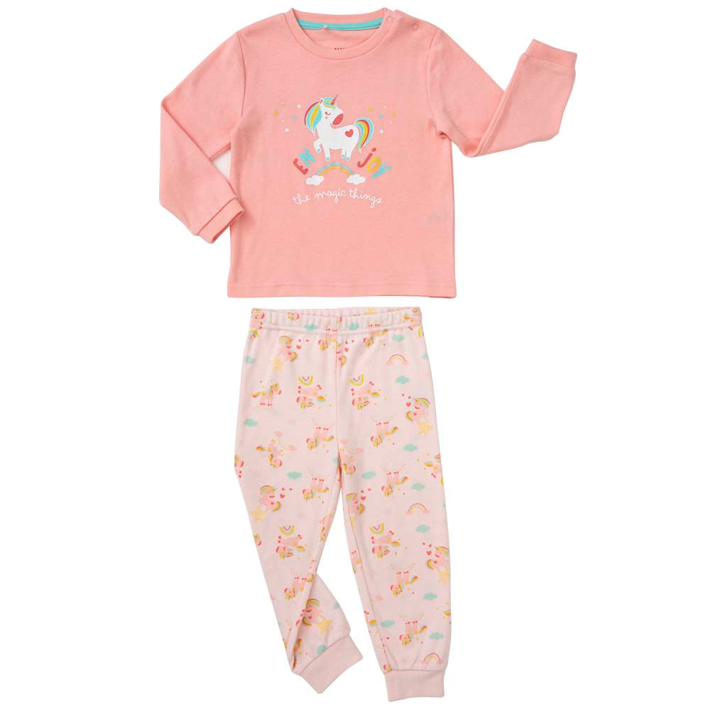 Pijama Polo + Pantalón Polialgodón BABY EUREKA Bebé Niña