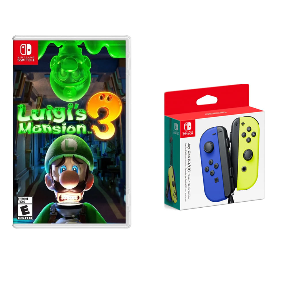 Videojuego Nintendo Switch Luigi's Mansion 3 EU + Controles Joy