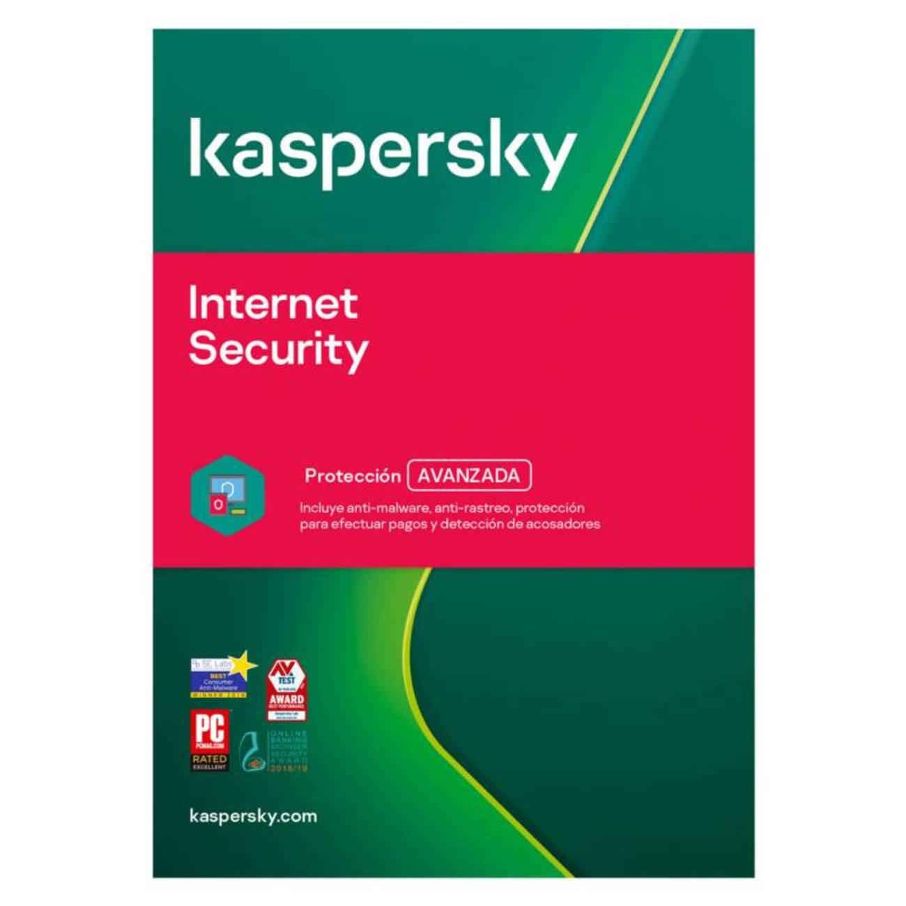 Antivirus Kaspersky Internet Security, 1 Dispositivo(Producto Fisico)