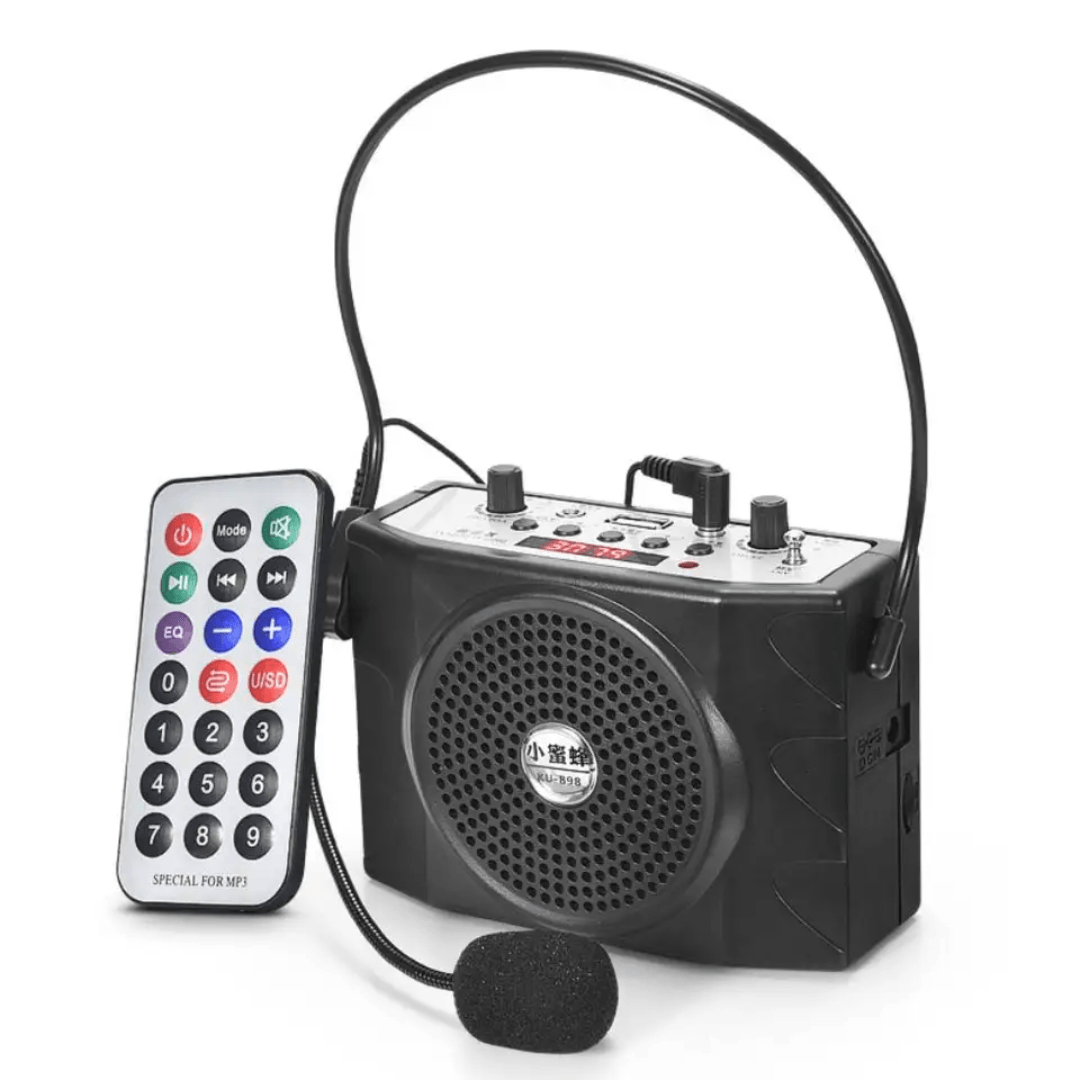Amplificador de Voz Portatil para Enseñanza Altavoz Radio FM Bluetooth