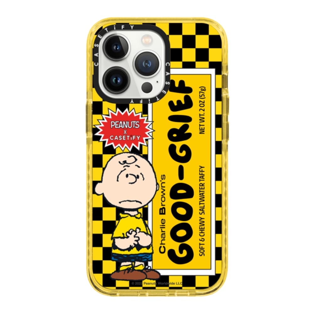 Case ScreenShop Para Samsung Galaxy S22 Snoopy Charlie Brown Amarillo Casetify