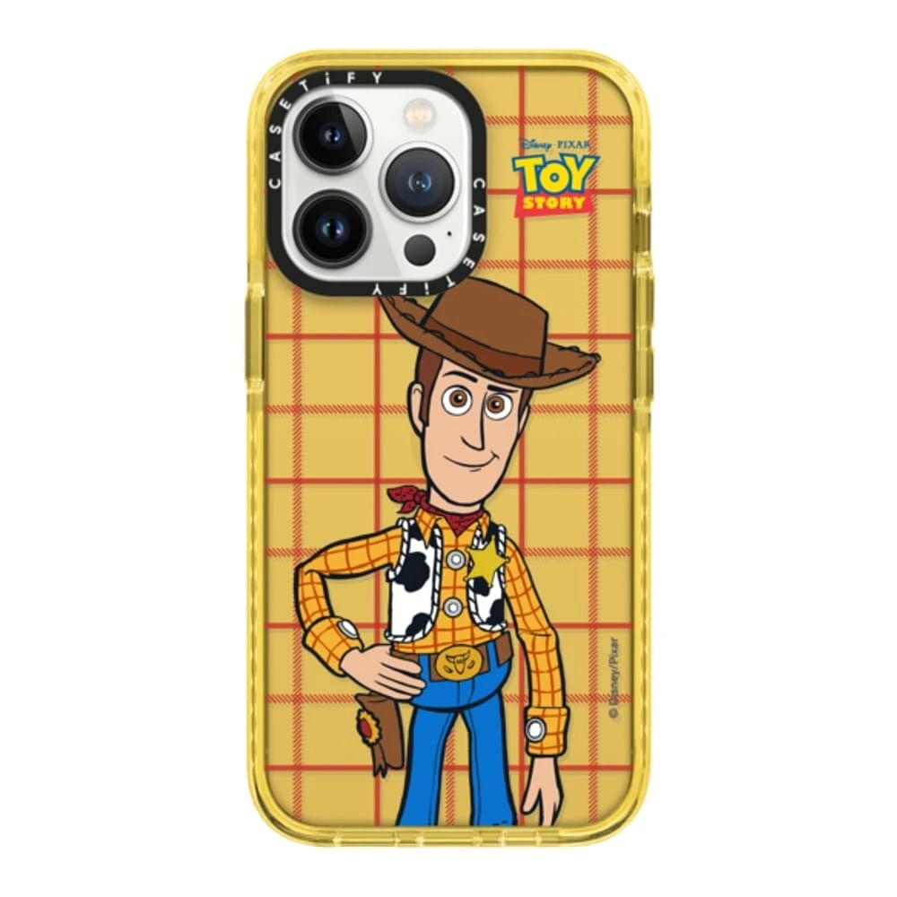 Case ScreenShop Para iPhone 13 Toy Story Woody Naranja Transparente Casetify