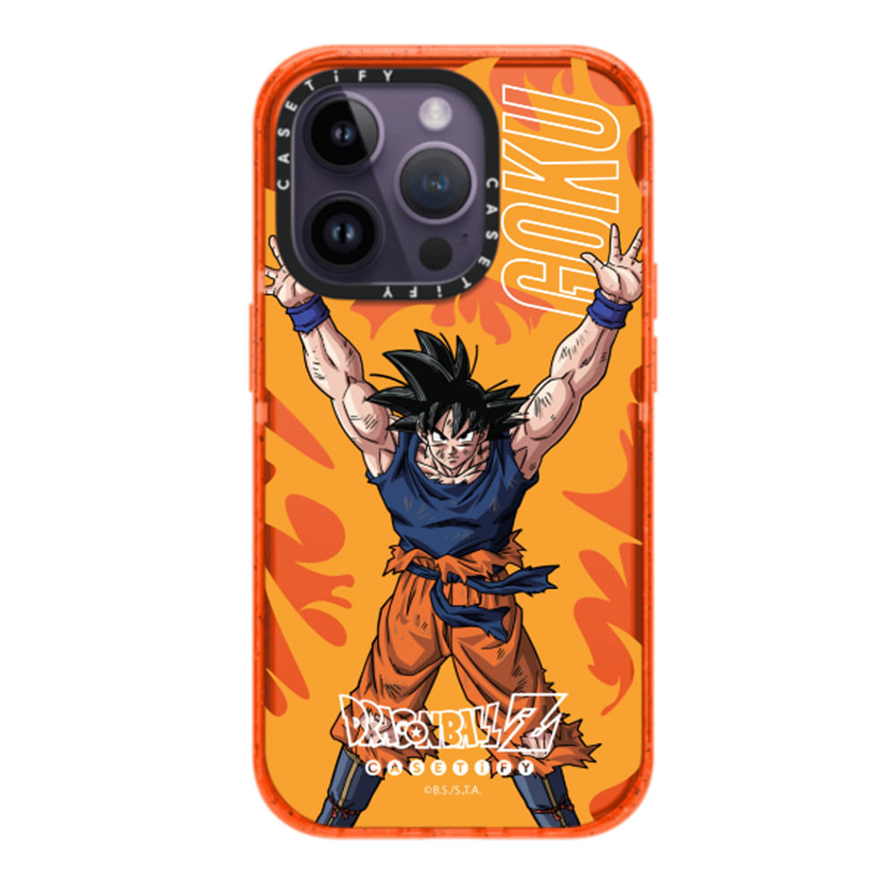 Case ScreenShop Para Samsung Galaxy S21 Ultra Dragon Ball Z Goku Naranja Transparente Casetify