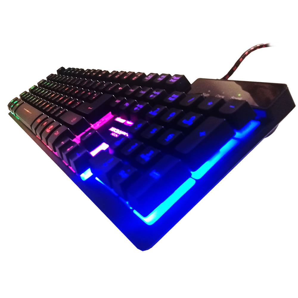 Teclado Gamer Micronics Neon Luz Led