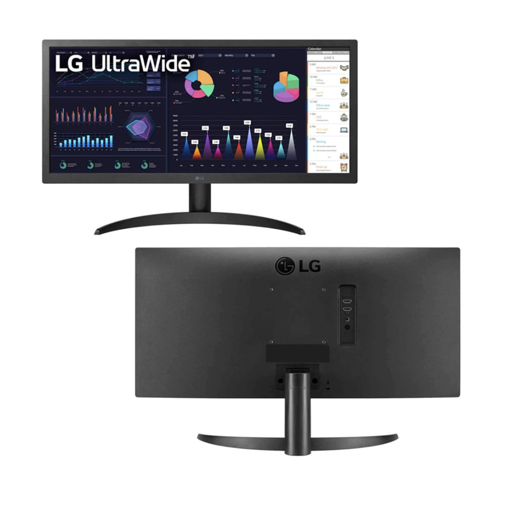 Monitor LG 26WQ500-B 25.7 Pulgadas IPS UltraWide Full HD 2560 x 1080 HDMI