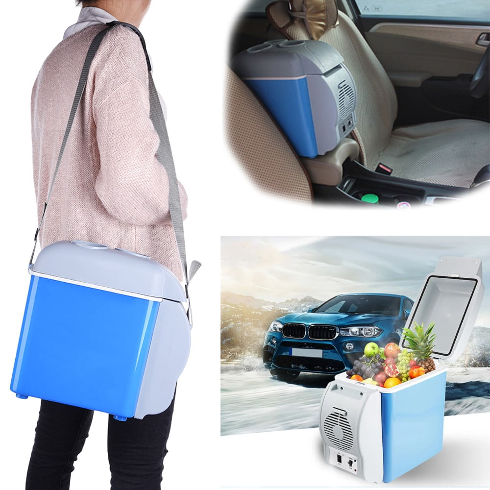 Mini Refrigerador y Calentador Portátil para Auto 7.5 Litros Nevera
