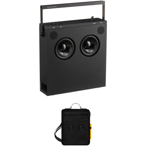 Teenage Engineering OB-4 Magic Radio Radio portátil Bluetooth y altavoz con kit de bolsa de malla...