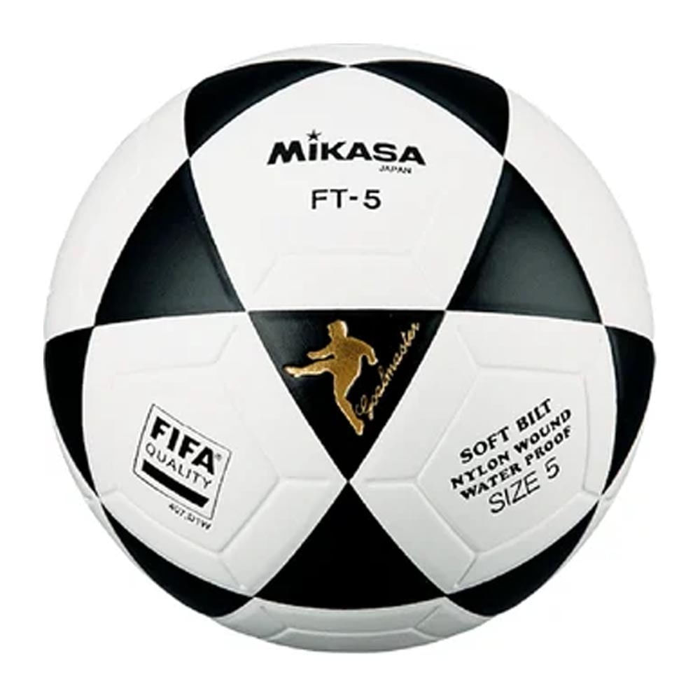 Pelota Balón de Fútbol MIKASA FT-5 Profesional Negro