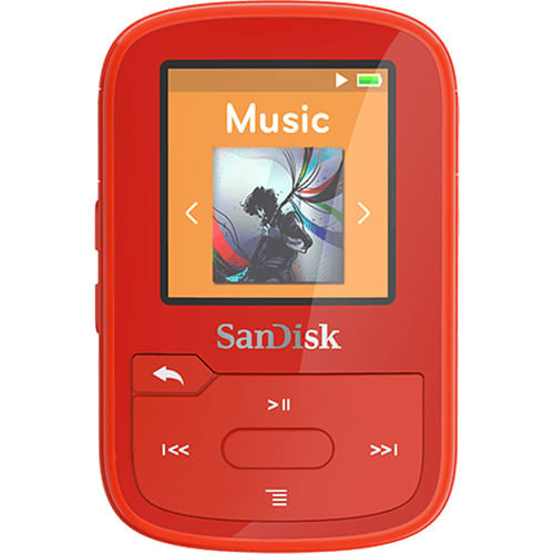 SanDisk 16GB Clip Sport PLUS (Rojo)