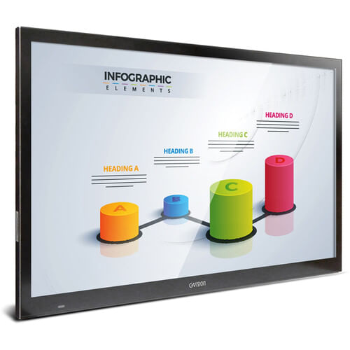 GVISION USA I65ZI 65 "Clase 4K UHD Digital Signage/Conference Sala Smart Touch Head Display