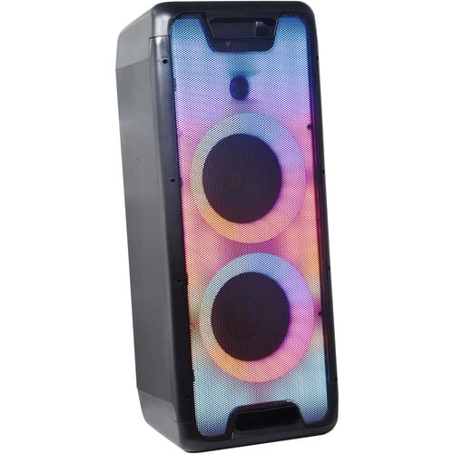 Gemini GLS-880 Portable 1000W Dual 8 "Altavoz de fiesta Bluetooth con espectáculo de luces