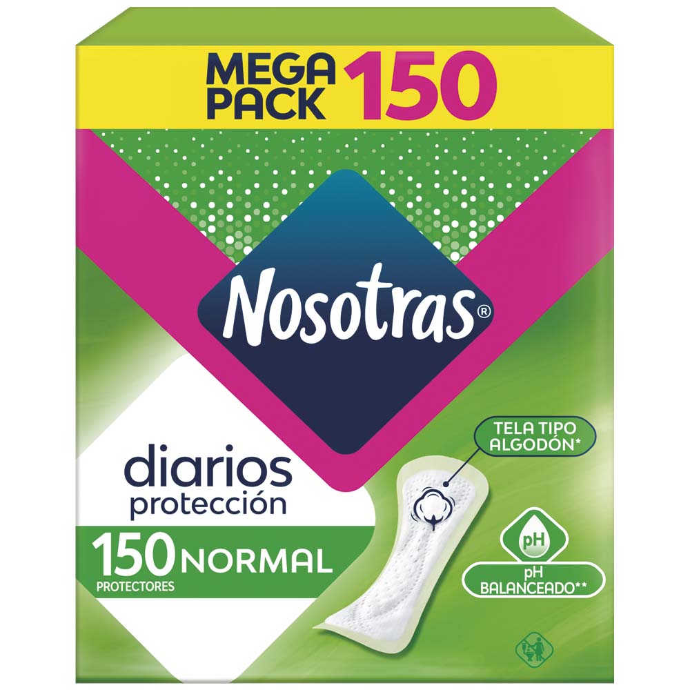 Protectores Diarios NOSOTRAS Normal Caja 150un