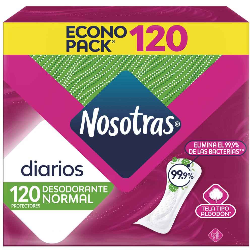 Protectores Diarios NOSOTRAS Desodorante Caja 120un