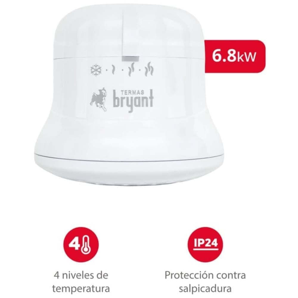 Ducha Eléctrica BRYANT Ideale 6.8 KW