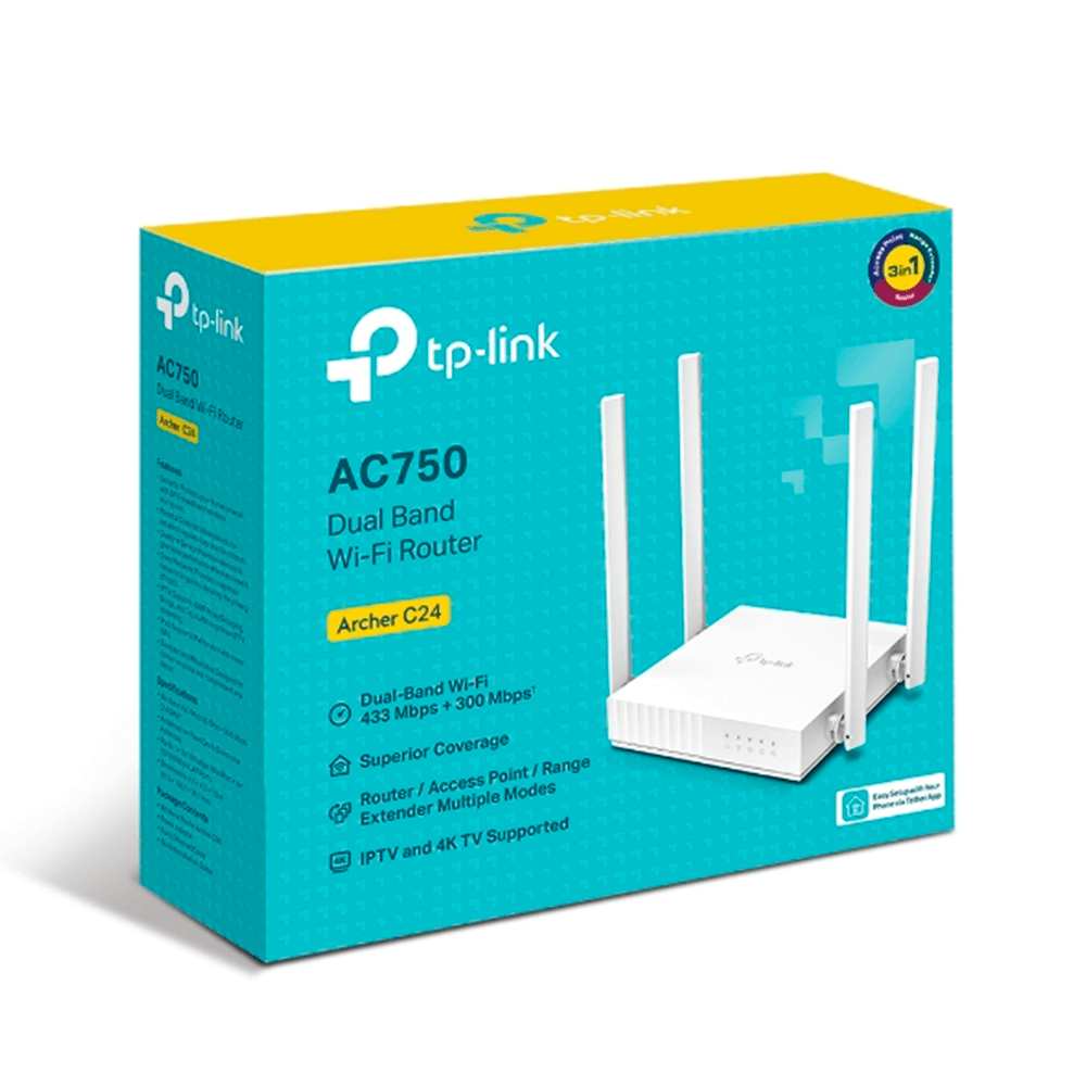 Router Wi-Fi de doble banda de TP-LINK ARCHER C24