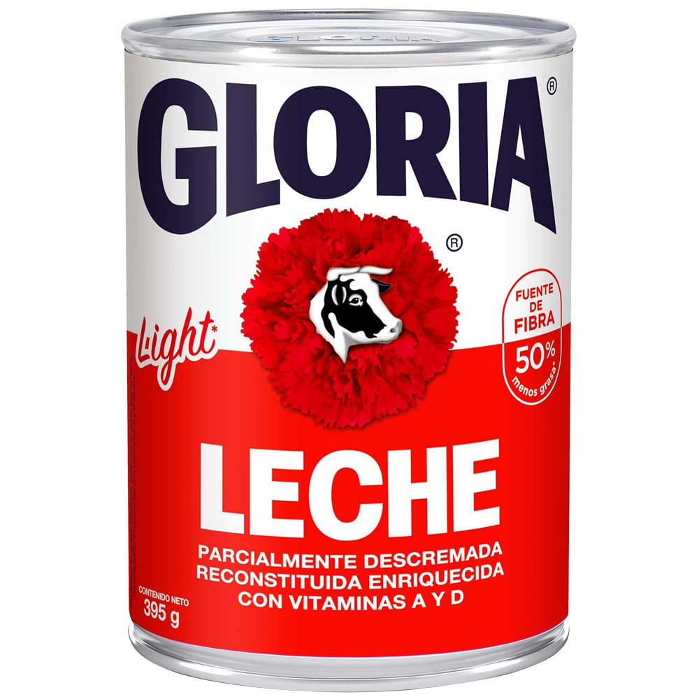 Leche Light GLORIA Lata 395g