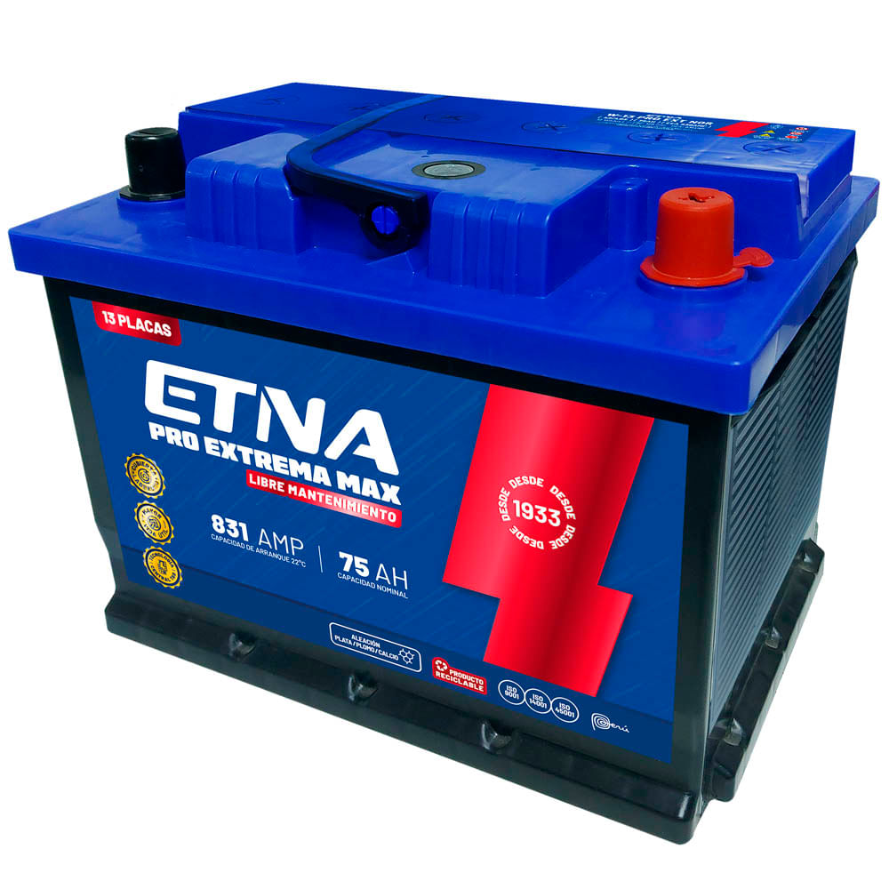 Batería ETNA Pro Extrema W-13 75AH NOR