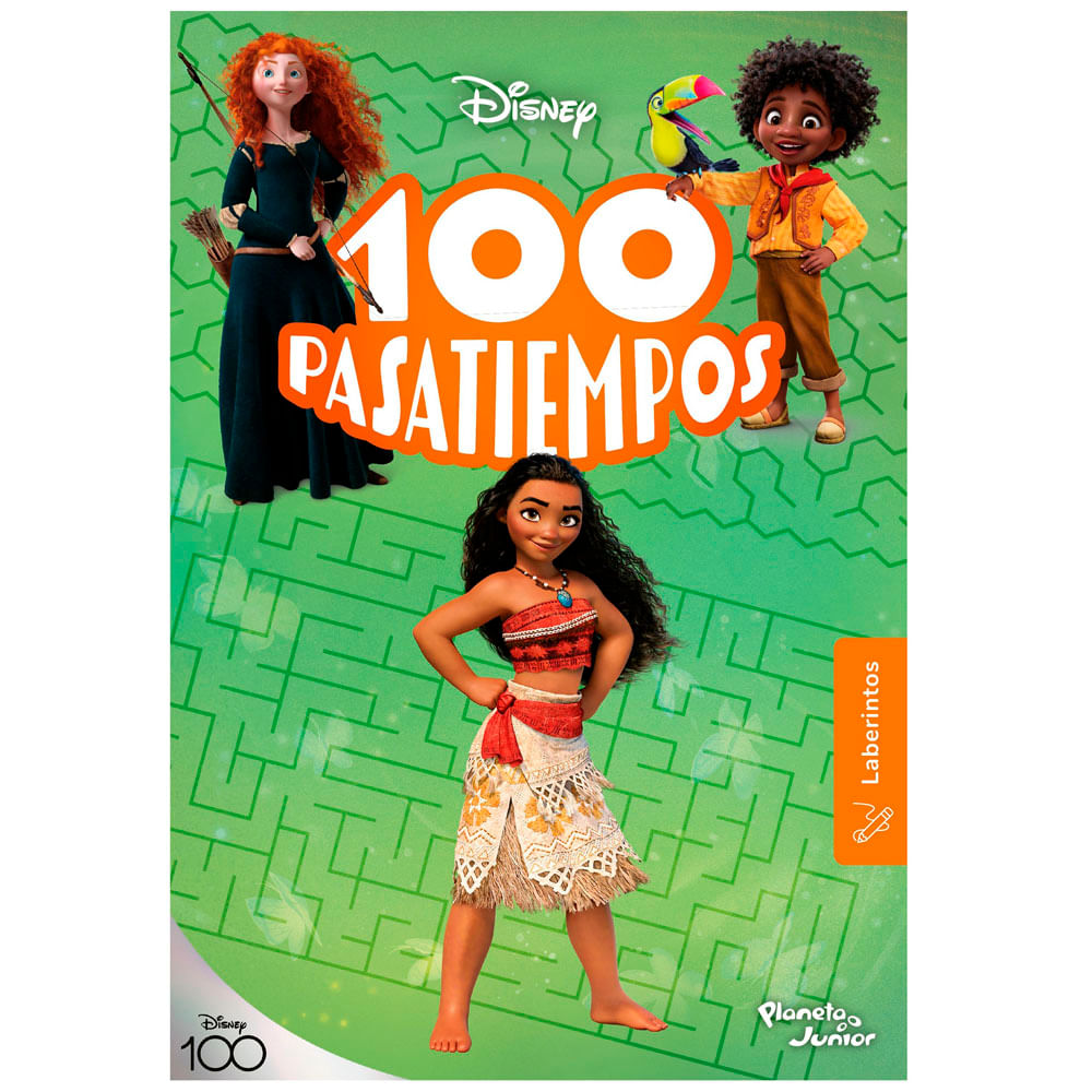 Libro PLANETA 100 pasatiempos (laberintos) Disney