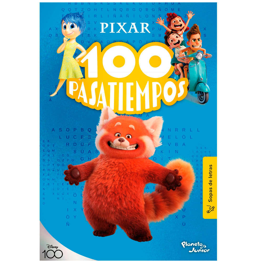 Libro PLANETA 100 pasatiempos (sopas de letras) Pixar