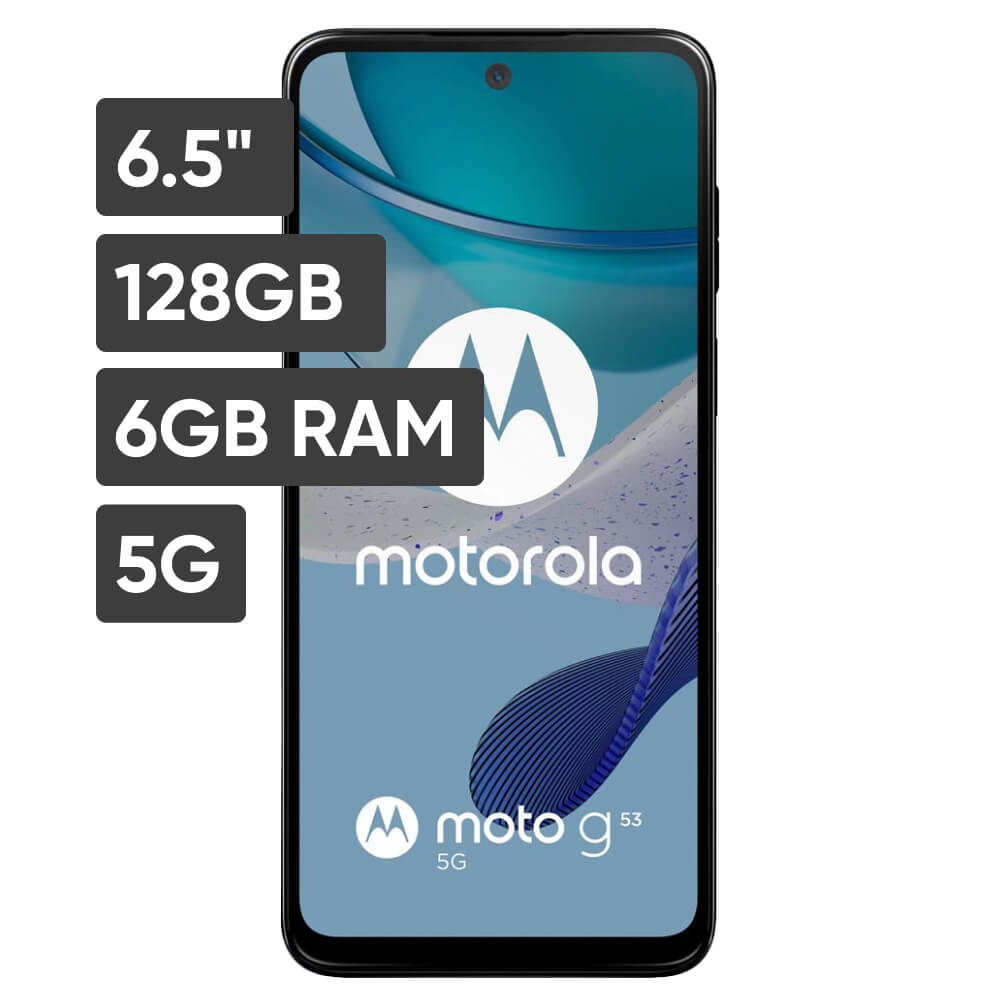 Smartphone MOTOROLA G53 6.5" 6GB 128GB 50MP+2MP Plata