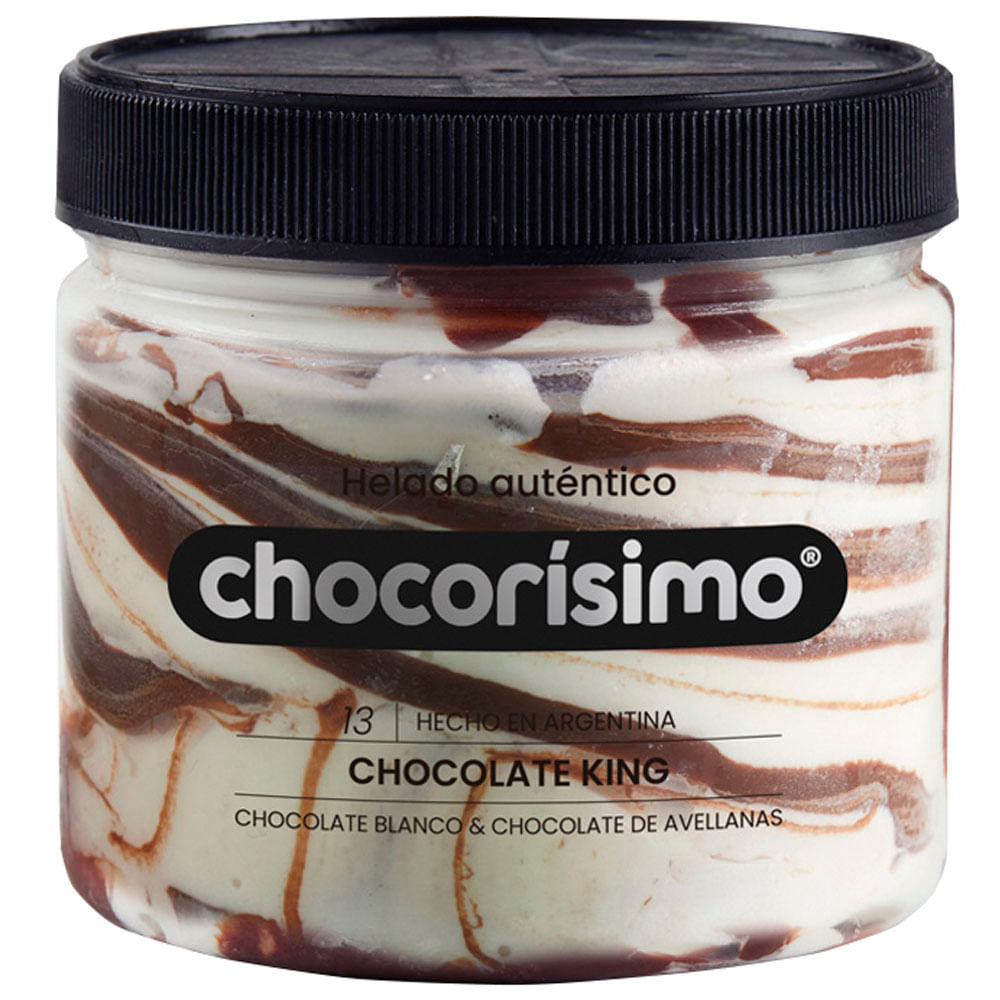 Helado Chocolate King CHOCORISIMO Pote 460 ml
