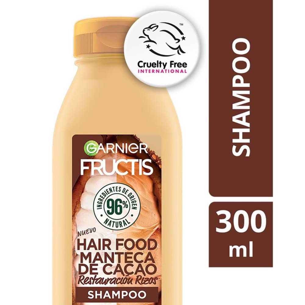 Shampoo Garnier FRUCTIS Manteca de Cacao Frasco 300ml