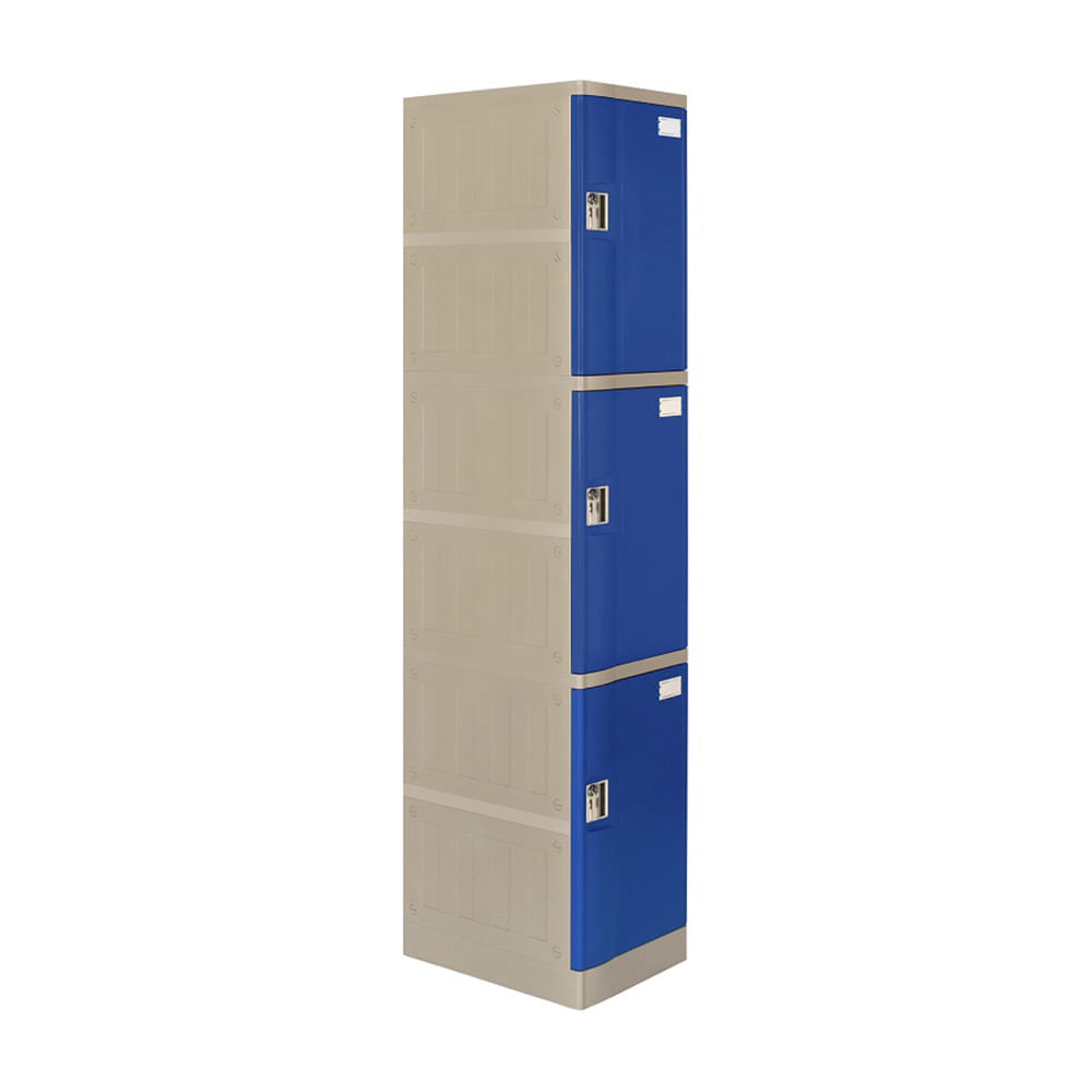 Locker Abs Lp103 Llave doble pin Azul