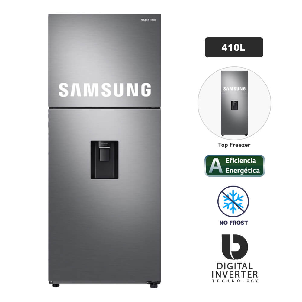 Refrigeradora SAMSUNG 410L No Frost RT44A6620S9 Plata